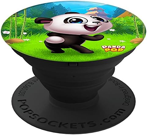 Jam City Jam City Panda Pop Behind PopSockets Stand for Smartphones &amp; Tablets