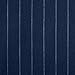 Amazon Brand – Pinzon 160-Gram Pinstripe Flannel Cotton Duvet Cover, Full / Queen, Navy Pinstripe