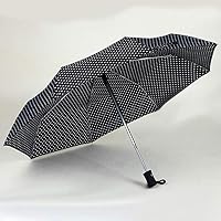 LONLLYS Umbrella Umbrella Fully-Automatic Aluminium Fiberglass Strong Frame Three Folding Compact Big rain Umbrella