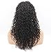 Fantasy Beauty Hair Water Wave Lace Front Human Hair Wigs Virgin Brazilian Hair 20 Inches Loose Curly Wig Glueless Lace Front Wig For Black Women