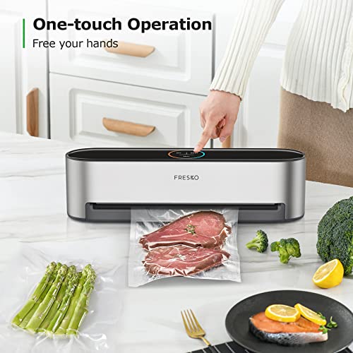 FRESKO HandsFree Full Automatic Vacuum Sealer Machine with Food