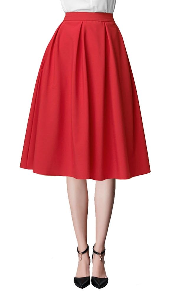 Skirts Clothing & Accessories Urban CoCo Womens Flared A line Skirt