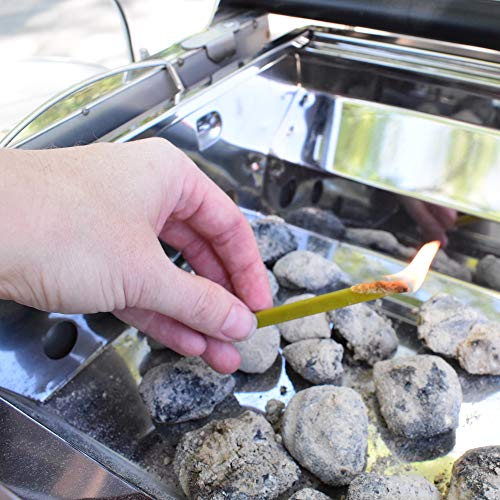 AceCamp Campfire Starter Flamesticks, Fire Tinder Wood, Waterproof Flame Sticks for Starting Fire, Long-Lasting Camping Matches, Charcoal, Outdoor, Backpacking, Emergency - 4 Packs - 80 Count - Thumbnail 2