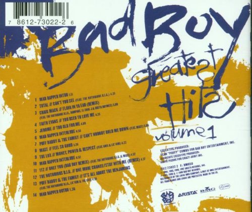 bad boy greatest hits volume 1
