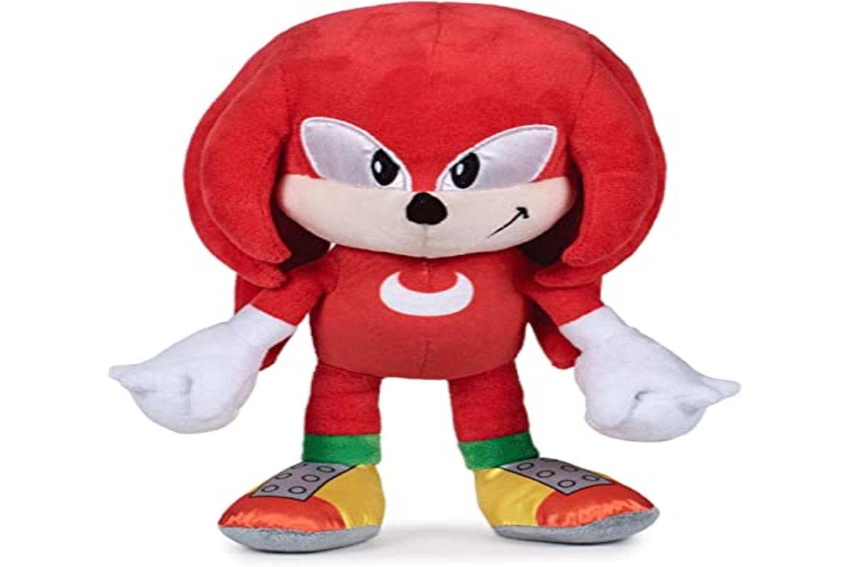 Play by Play Sonic - Sonic, Tails, knuckles Character Soft Toy - 30 Centimetres 11'81"- Super Soft Quality (KNUCKLES)