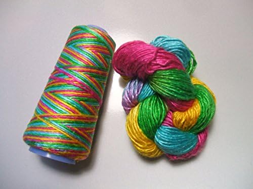100% Pure Mulberry Duke Silk Yarn 50 gram Worsted Weight Lollipop DS20 Lot C - Cone or Hank