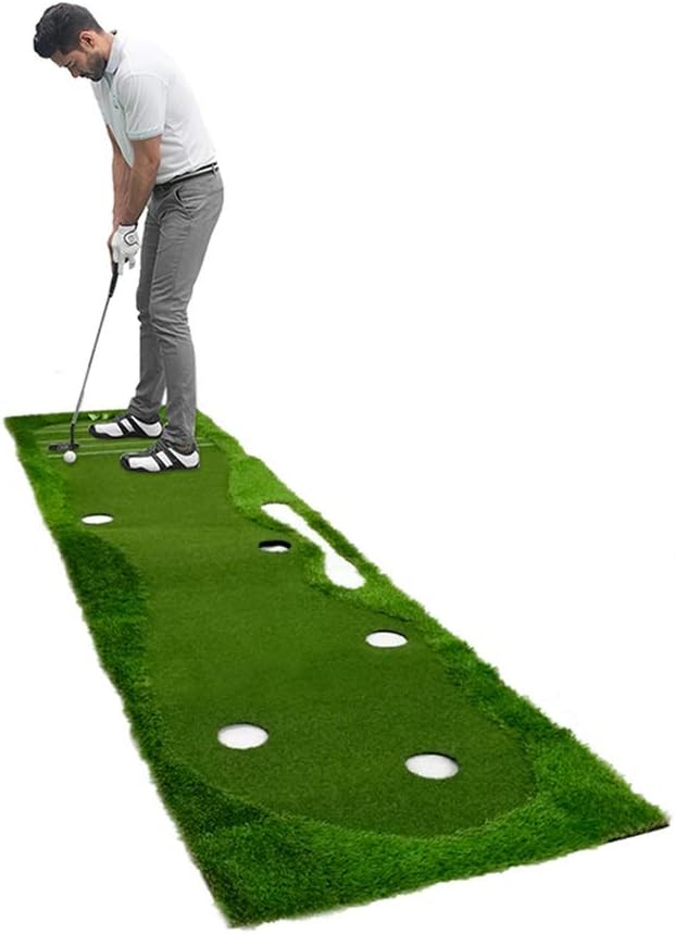 Golf Mats Golf practice mat Golf Nets For Garden Golf Chipping Net Indoor And Outdoor Putting Practice (Color : Green, Size : 80cm*350cm*0.3cm)