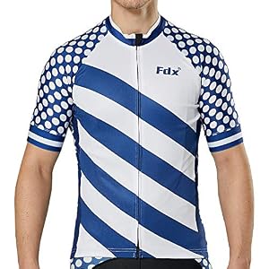 FDX Mens Limited Edition Cycling Jersey Short Sleeve Breathable Biking Top