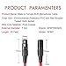20ft Microphone Cable XLR Male to XLR Female Balanced Red Mic Cables by SPEAKFRIENDS C Series - 20 Feet