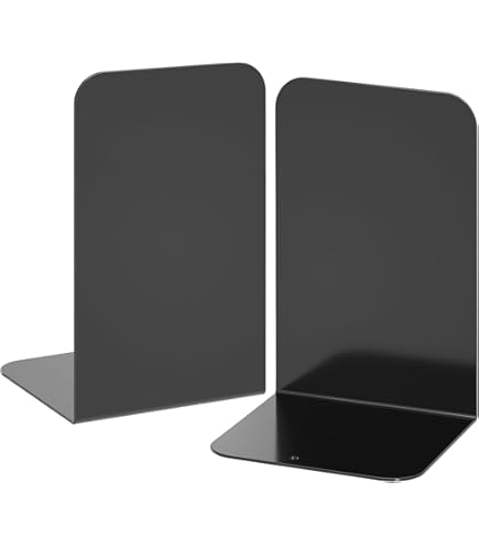 Sujetalibros De Arco Metálico Ondeam - Modernos, Elegantes Y Muy Resistentes Para Estanterías