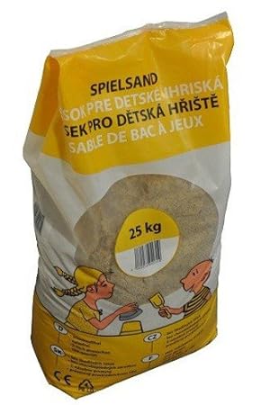 Grüner Jan Sandkastensand 25kg Sack Spielsand Sand Kindersand Spielkistensand gewaschen