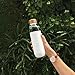Full Circle Home Soma Glass Water Bottle, White