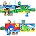 teytoy Animal Soft Activity Baby Book Early Education Toys Activity Crinkle Cloth Book for Toddler, Infants and Kids Perfect for Baby Shower