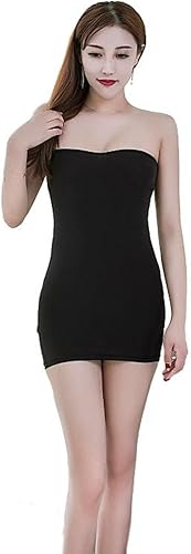 Amazon Co Jp Kazenoko 透け透け セクシー ベアトップ インナー ドレス ワンピース アイマスク 収納袋 セット 刺激 なりきり 極薄 チューブトップ ボディコンスーツ ボディコン オフショルダー ドレス Kbd403 ブラック ホビー