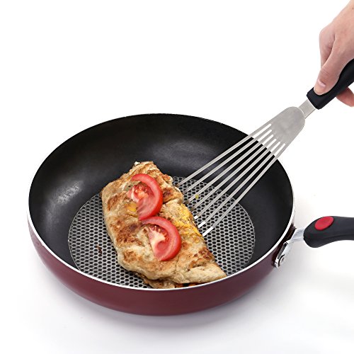 Grill BBQ Tools Accessories Set, Betetori Stainless Steel Tongs, Fish Turner and Kitchen shears