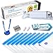  Sous Vide Bags Kit-24 Food Vacuum Sealed Bags,1 Pump,1 Baggy Rack,4 Sous Vide Clips,Reusable Sous Vide Vacuum Sealed Bags for Food Storage and Cooking 
