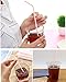 220 Pack 8.5 inch Drinking Straws Multi Colored Striped Flexible Small Diameter Bendy Disposable Plastic Drinking Straws