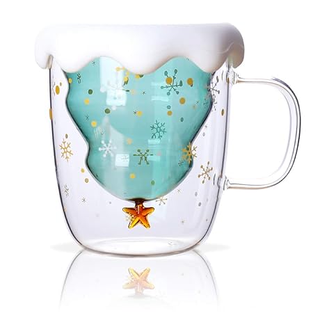 JklausTap - Tazas de café de Cristal para árbol de Navidad ...
