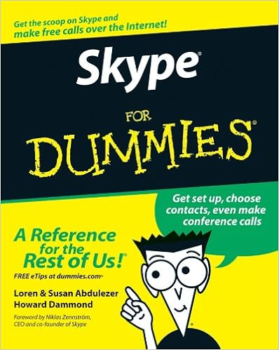 Amazoncom Skype For Dummies Ebook Loren Abdulezer Susan - 