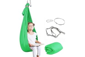 Calming Kids Sensory Swing, Child Cuddle Therapy Hammock Swing Ideal for Autism, ADHD, Aspergers, Indoor Swing for Indoor and