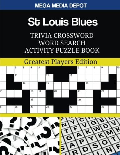 St Louis Blues Trivia Crossword Word Search Activity Puzzle Book: Greatest Players Edition Paperback – February 17, 2017
