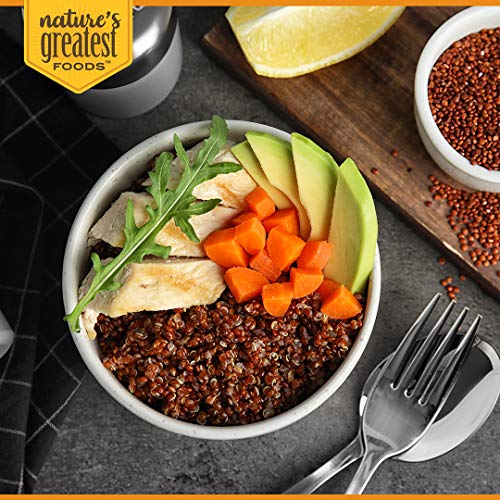 Nature's Greatest Foods, Organic Premium Whole Grain Red Quinoa, Gluten Free, Non-GMO, 16 Ounce