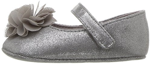 Baby Deer Girls' 02-4746 Mary Jane Flat, Silver, 3 Child US Infant