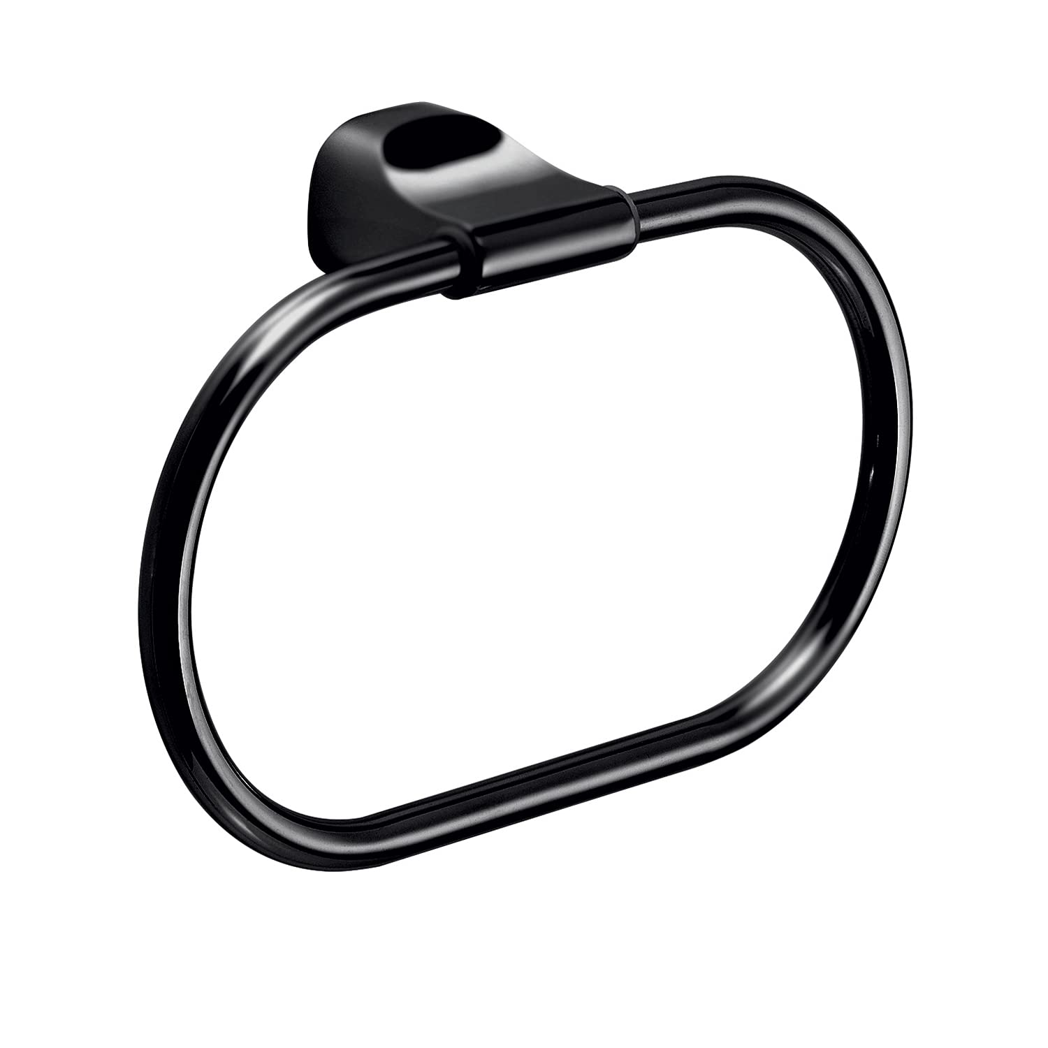 Gedy Black, 13 x 20.5 x 4.8 cm Krabi, Colour Towel Holder, Stainless Steel and Cromall, 2 Years Warranty, Design: R&D, Measures 13 x 20.3 x 4.8 cm, Unique