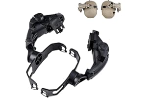 OKYASS ARC Rail Adapter for Tactical Helmets, Fast Helmets Accessories Compatible with Walker's Razor and Razor Digital Earmuffs