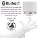 Halloween Haunters Bluetooth Giant 13 Foot Tall Inflatable Spooky White Ghost with Bluetooth Speaker Yard Prop Decoration - Animated Dancing Multi-Color LED Lights UL - Indoor Outdoor Lawn Blow Up