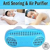 Anti Snoring Solution by Gycoo, Stop Snoring Devices & Air Purifier CPAP Snore Stopper Nose Vents for Comfortable Sleep (Green)
