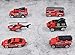 Die-cast Fire Truck Toy Set, 6 PCS Mini Fire Rescue Emergency Vehicles, Firefighting Engine, Helicopter, Educational Learning Car Toys, Gift for 3, 4, 5, 6 Year Old Boys, Girls, Toddlers, Kids