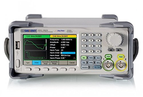 SIGLENT SDG1062X Function/Arbitrary Waveform Generator 2 Channels 60 MHz 150 MSa/s
