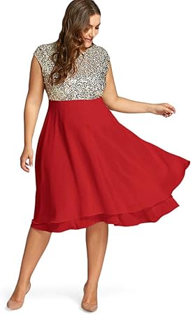 ladies red party dresses uk