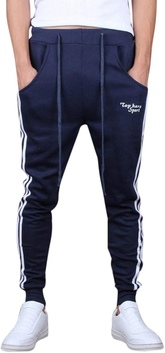 Amazon Charku メンズ トレーニングパンツ ジム ジョガーパンツ フィットネス スリム スウェットパンツ ジャージ ウェア メンズ ランニング 筋トレ フィットネス ロング パンツ スウェット ジャージ スポーツ ウェア トレーニングウェア ジャージパンツ フィットネス