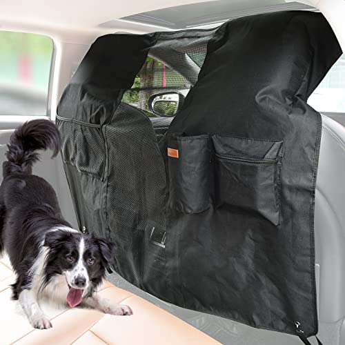 Border Collie Amazon Dog Guard LOOBANI Dog Car Barrier 57'' Wide