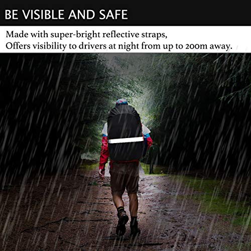 image for Frelaxy Hi-Visibility Backpack Rain Cover 100% Waterproof Upgraded Ult