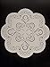 The Baker Celebrations 12 inch White Paper Lace Table Doilies – French Style Decorative Tableware Disposable Placemats (Pack of 50)