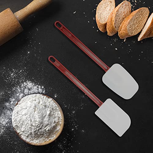 Heat Resistant Rubber Spatulas Silicone Commercial Spatulas Rubber Spoon Scraper for Cooking