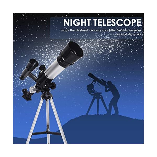 SZRWD Einsteiger Teleskop,Teleskop Astronomisches,RefraktorTeleskop,360mmFokus,50mmDurchmesser,Leistungsstarke Fokussierfähigkeit,Hohe Auflösung,Geeignet für Kinder und Schüler – Bild 8