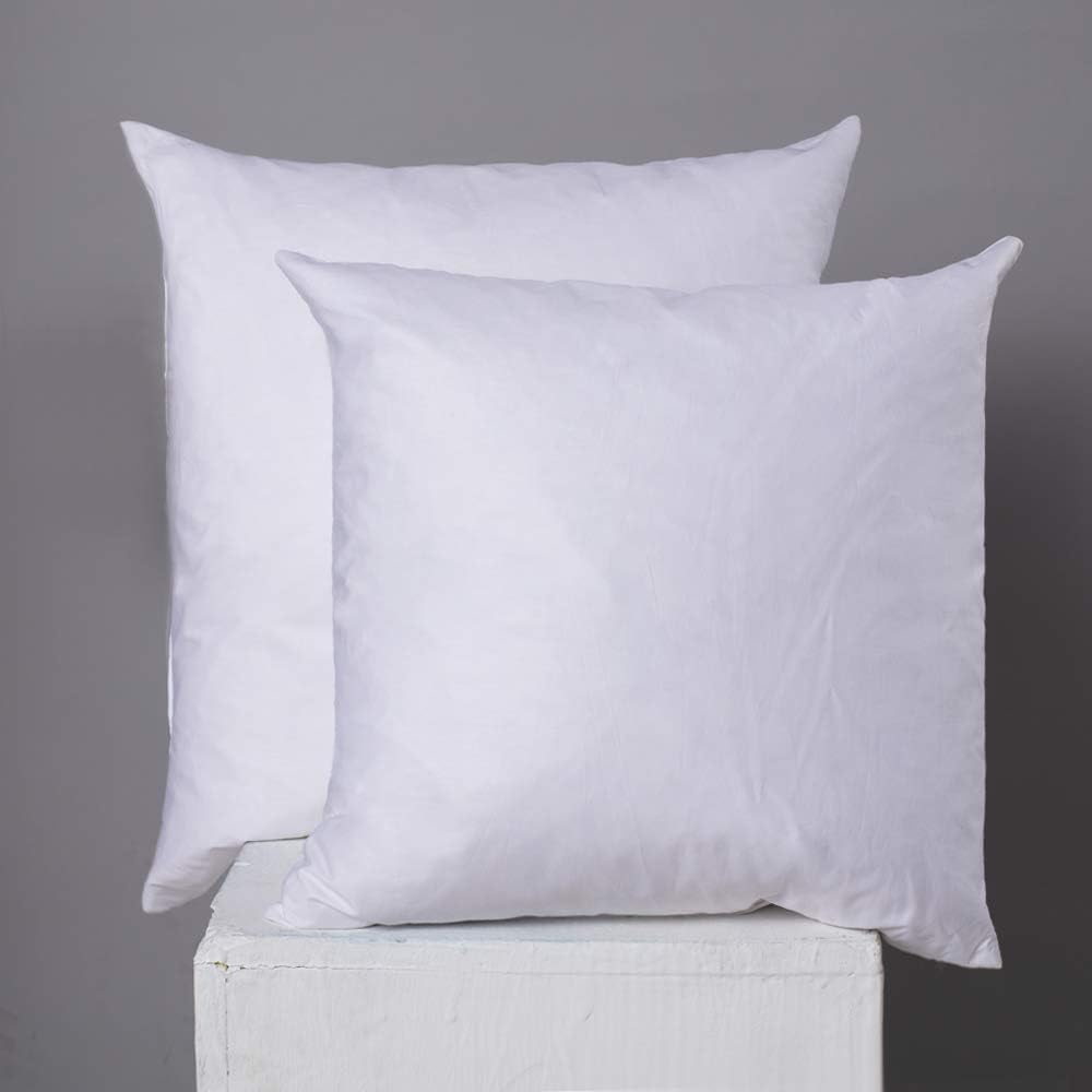 Amazon Com Rosmarus Down Feather Throw Pillow Inserts 20x20 Set