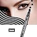 ZJchao Double-Ended Eyeliner Heart/Flower/Moon/Satr Shape Stamp Pen, 4 Styles/Set Waterproof Long Lasting Eye Decoration Cosmetic Black Eyeliner Pencil