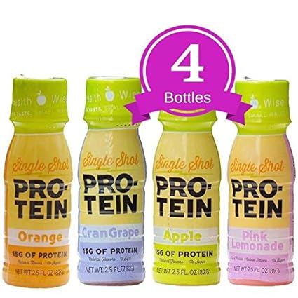 Nutriwise High Protein Diet Shots Variety Pack Low Calorie Fat Free Cholesterol Free