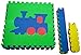 SoftTiles Kids Play Mats- Transportation Theme- Children, Toddler, Baby/Infant Foam Playmats w/Sloped Edges Large 2' Floor Tiles- 6.5 x 6.5 ft.- Blue, Red, Orange, Yellow, Lime SCTRABROYL