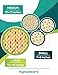Beeswax Wraps by Myfoodware - Eco Friendly Reusable Food Wraps - Biodegradable & Organic Natural Wraps Create Great Seal Keeps Food Fresh - Recyclable & Sustainable 4 Pack Variety of Different Sizes!