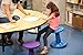 KORE DESIGN Wobble Stool Chair, Girls + Boys Kid Desk Stools, Ergonomic Small Office Chairs, Flexible Seating for Active Kids, ADD/ADHD, Classroom, School, Home, Pre-Teen (18.7in) Age 10-11 yr, Purple