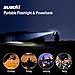 SUAOKI 4-in-1 Cree Led Rechargeable Brightest Flashlight Torch Light Powered by 10,400mAh External Battery Charger with Window Smasher and Belt Cutter Emergency for Car Waterproof IPX6