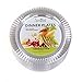 Springbok Creations 50 Disposable Clear Plastic Dinner Plates (10-inch)