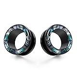 KUBOOZ Gauges For Ears, Surgical Steel Plugs, Flesh
