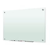 J&J worldwide Glass Whiteboard 47 x 35, Frosted